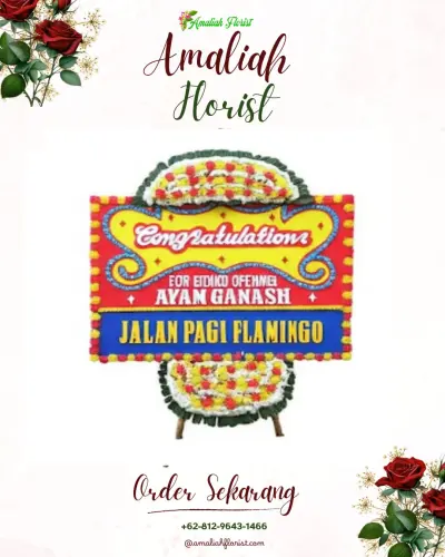 Bunga Papan Congratulation di Labuhan Rasoki